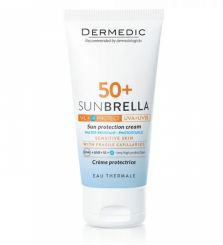Dermedic Sunbrella Fényvédő arckrém SPF 50+ rozáceás, kipirosodásra hajlamos bőrre 50 ml