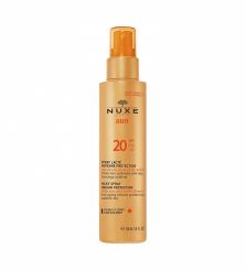 Nuxe Sun SPF20 Naptej spray arcra és testre