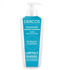 Vichy DERCOS sampon érzékeny fejbőrre - normál/zsíros hajra 390 ml limited