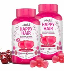 DUOPACK VITAFUL (2*120db) HAPPY HAIR HAJERŐSÍTŐ GUMIVITAMIN