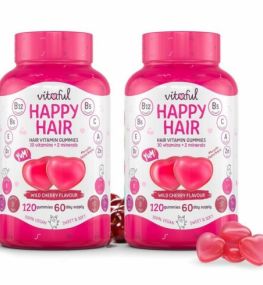 DUOPACK VITAFUL (2*120db) HAPPY HAIR HAJERŐSÍTŐ GUMIVITAMIN