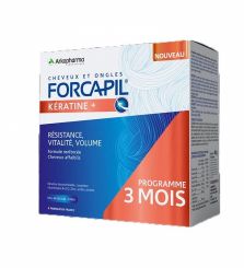 FORCAPIL KERATIN+ HAJERŐSÍTŐ KAPSZULA 180 DB