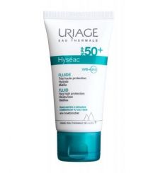 URIAGE HYSÉAC FLUID SPF50+ MATTÍTÓ FÉNYVÉDŐ ZSÍROS BŐRRE