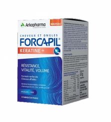 FORCAPIL KERATIN+ HAJERŐSÍTŐ KAPSZULA 60 DB