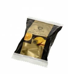 TOMAN SNACK KEKSZ KANDÍROZOTT NARANCSHÉJ DARABOKKAL 38GR
