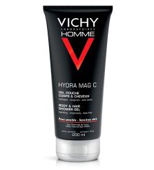 VICHY HOMME HYDRA MAG C HIDRATÁLÓ-FRISSÍTÔ TUSFÜRDŐ TESTRE ÉS HAJRA