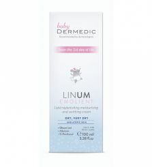 Dermedic Linum Emolient Baby Lipidpótló hidratáló és nyugtató krém 100 ml