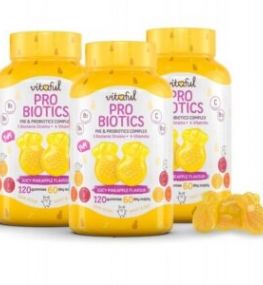 TRIOPACK VITAFUL (3*120DB) PROBIOTICS PROBIOTIKUM GUMIVITAMIN