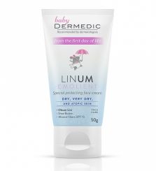 Dermedic Linum Emolient Baby Speciális védő krém arcbőrre  50 g
