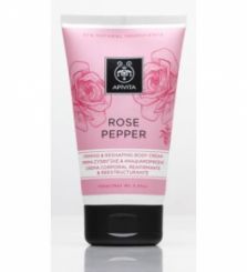 Apivita feszesítő testápoló krém rózsával és borssal 150 ml