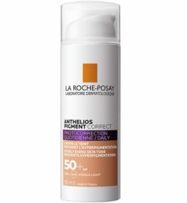 La ROCHE-POSAY ANTHELIOS PIGMENT CORRECT SZÍNEZETT NAPPALI KRÉM SPF50+