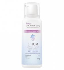 Dermedic Linum Emolient Baby Könnyű testápoló lotion 205 ml