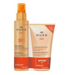 NUXE SUN NAPTEJ SPRAY ARCRA ÉS TESTRE SPF50 + AJÁNDÉK NAPOZÁS UTÁNI LOTION