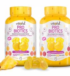 DUOPACK VITAFUL (2*120DB) PROBIOTICS PROBIOTIKUM GUMIVITAMIN