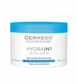 DERMEDIC HYDRAIN3 ULTRA-HIDRATÁLÓ TESTVAJ HIALURONSAVVAL 225 ml